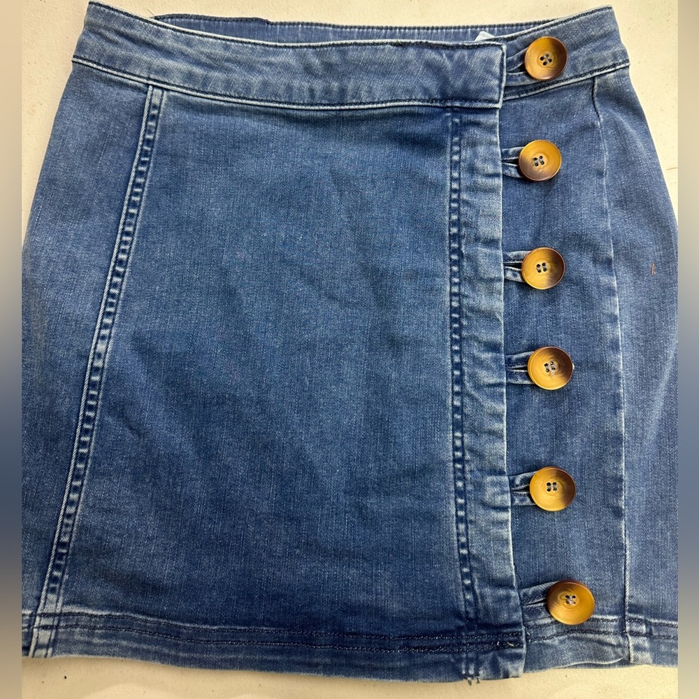 Free People Demin Skirt